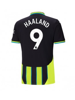 Manchester City Erling Haaland #9 Replika Borta Kläder 2024-25 Kortärmad